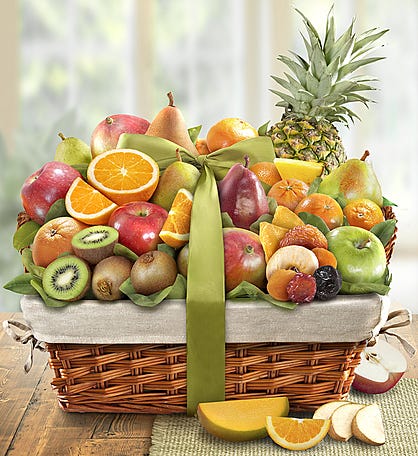 Premier Orchard Deluxe Fruit Gift Basket
